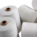 polyester raw white paper cone 50/3 ring spun yarn benang